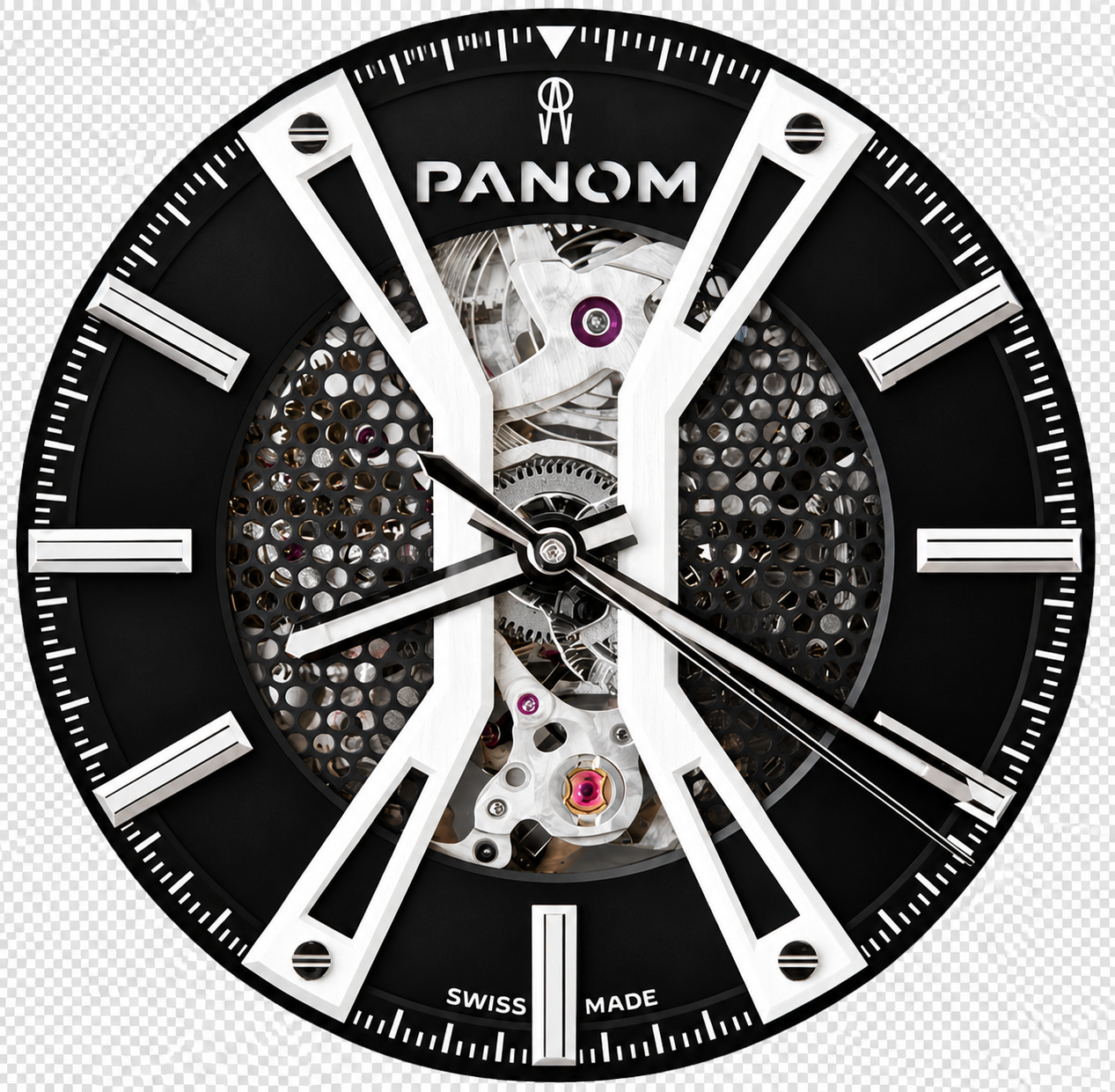 PANOM TheHive black open-heart dial
