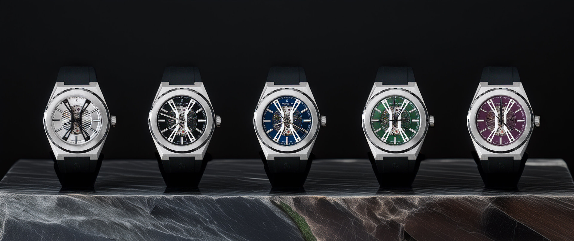 PANOM TheHive watches side by side